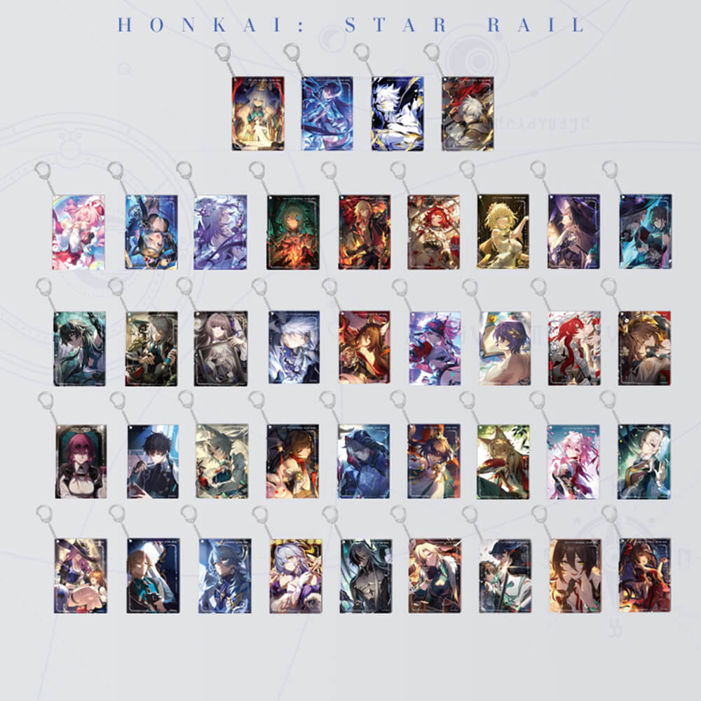 Honkai: Star Rail Light Cone Acrylic Keychain