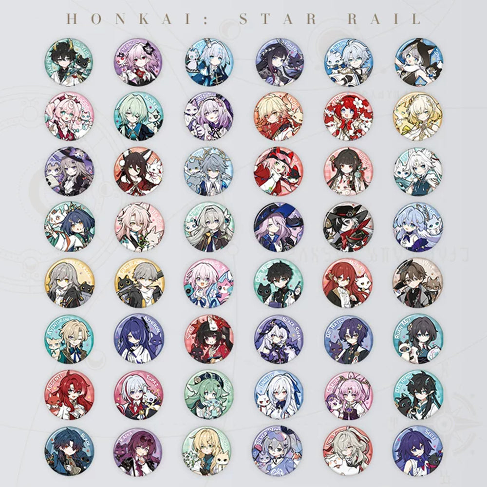 Honkai: Star Rail Little Cat Series Tinplate Badge