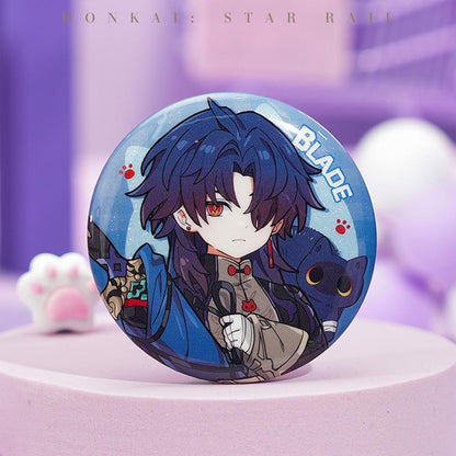 Honkai: Star Rail Little Cat Series Tinplate Badge