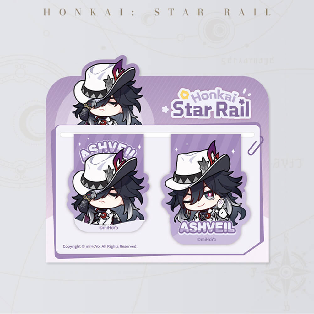 Honkai: Star Rail Pom-Pom Gallery Soft Magnetic Bookmark Set