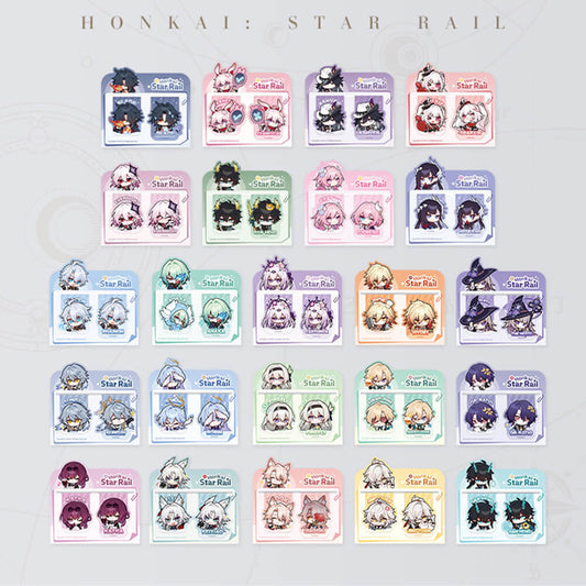 Honkai: Star Rail Pom-Pom Gallery Soft Magnetic Bookmark Set
