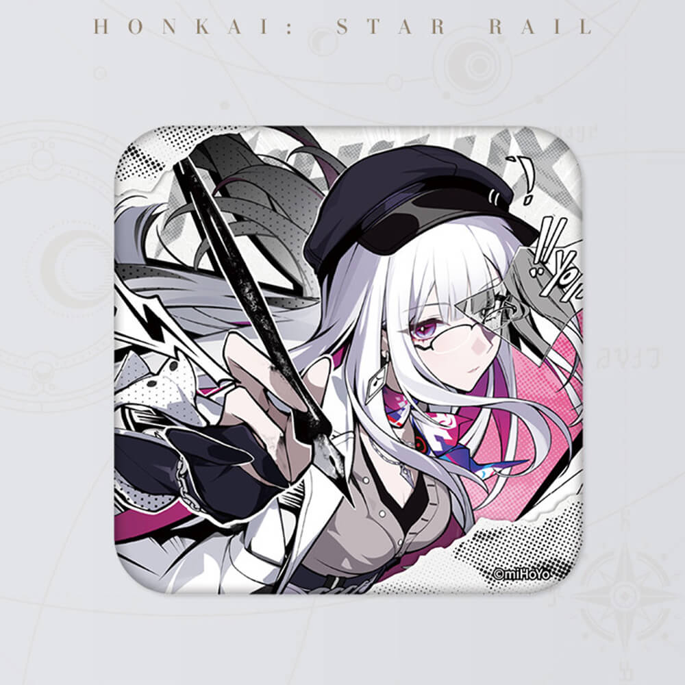 Honkai: Star Rail Aha Universe Series Square Tinplate Badge