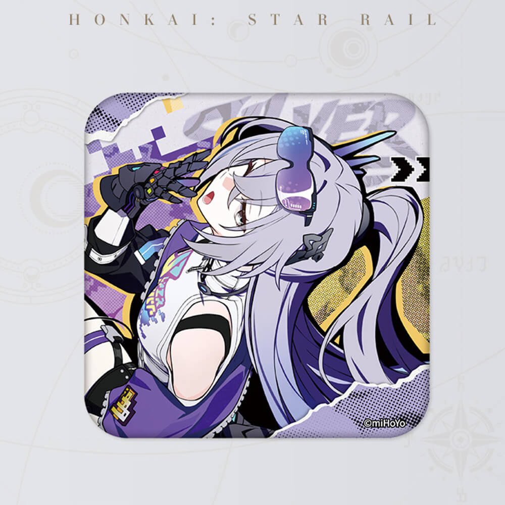 Honkai: Star Rail Aha Universe Series Square Tinplate Badge