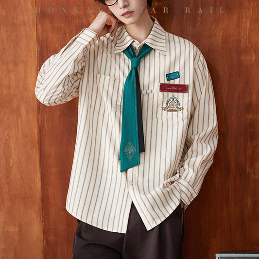 【 Pre order 】Honkai: Star Rail Aventurine Impression Series Striped Shirt