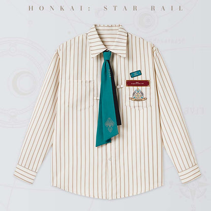 【 Pre order 】Honkai: Star Rail Aventurine Impression Series Striped Shirt