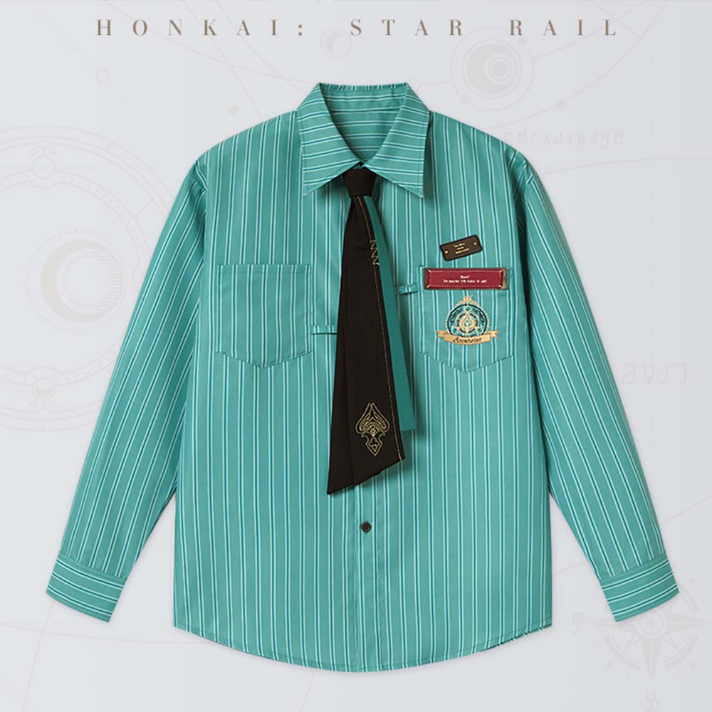 【 Pre order 】Honkai: Star Rail Aventurine Impression Series Striped Shirt