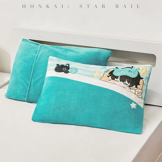 Honkai: Star Rail Boys Dormitory Q Version Home Series Pillowcase