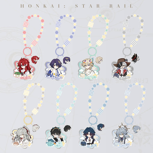 Honkai: Star Rail Boys Dormitory Series Acrylic Keychain