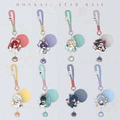 Honkai: Star Rail Boys Dormitory Series Q Version Acrylic Keychain