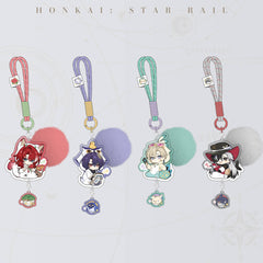 Honkai: Star Rail Boys Dormitory Series Q Version Acrylic Keychain