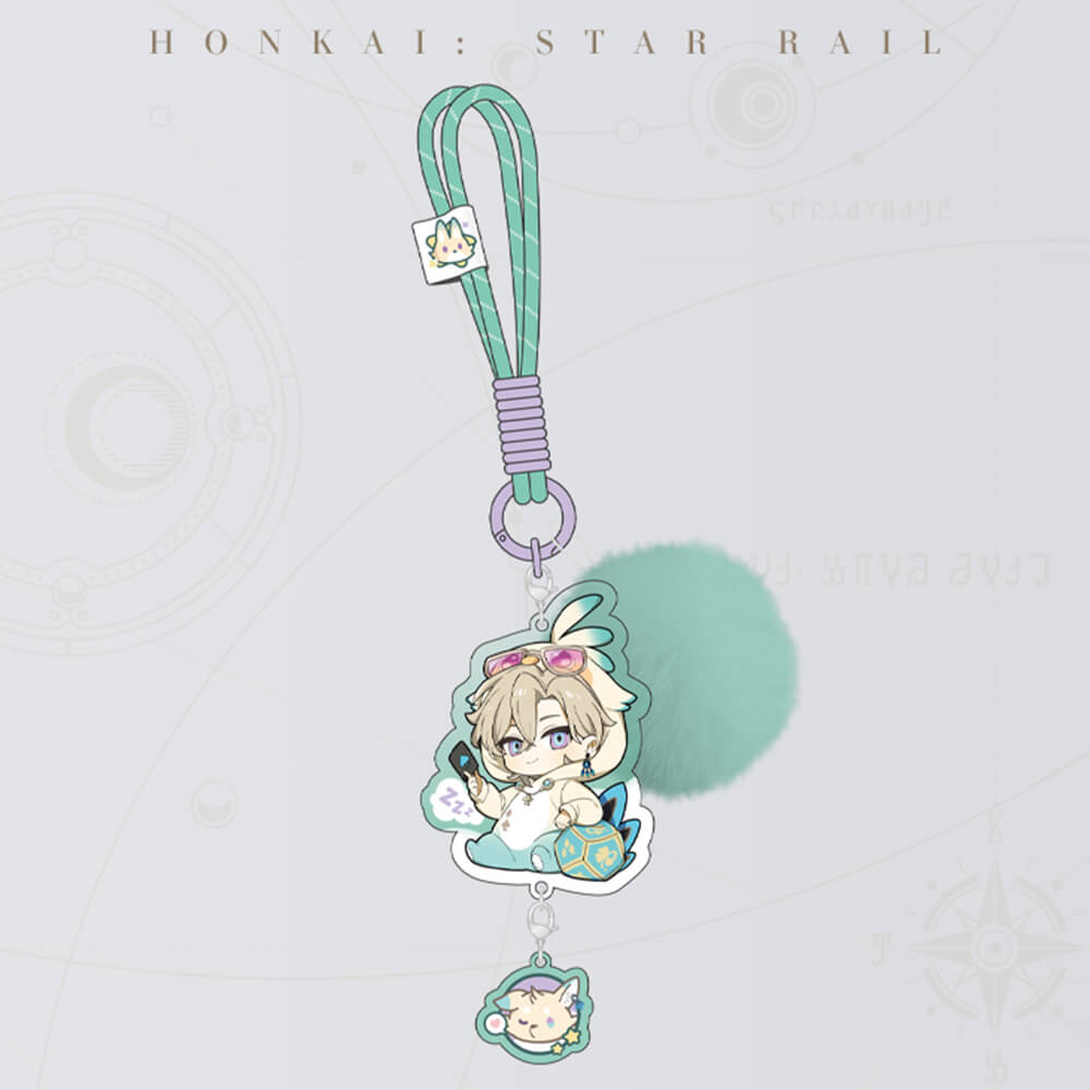 Honkai: Star Rail Boys Dormitory Series Q Version Acrylic Keychain