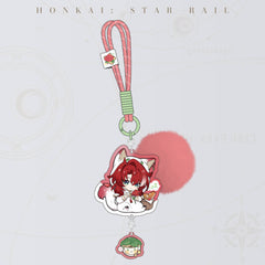 Honkai: Star Rail Boys Dormitory Series Q Version Acrylic Keychain