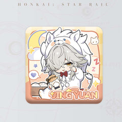 【 Pre order 】Honkai: Star Rail Boys Dormitory Series Q Version Square Badge