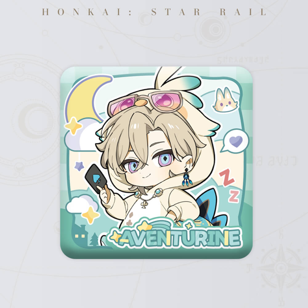 Honkai: Star Rail Boys Dormitory Series Q Version Square Badge