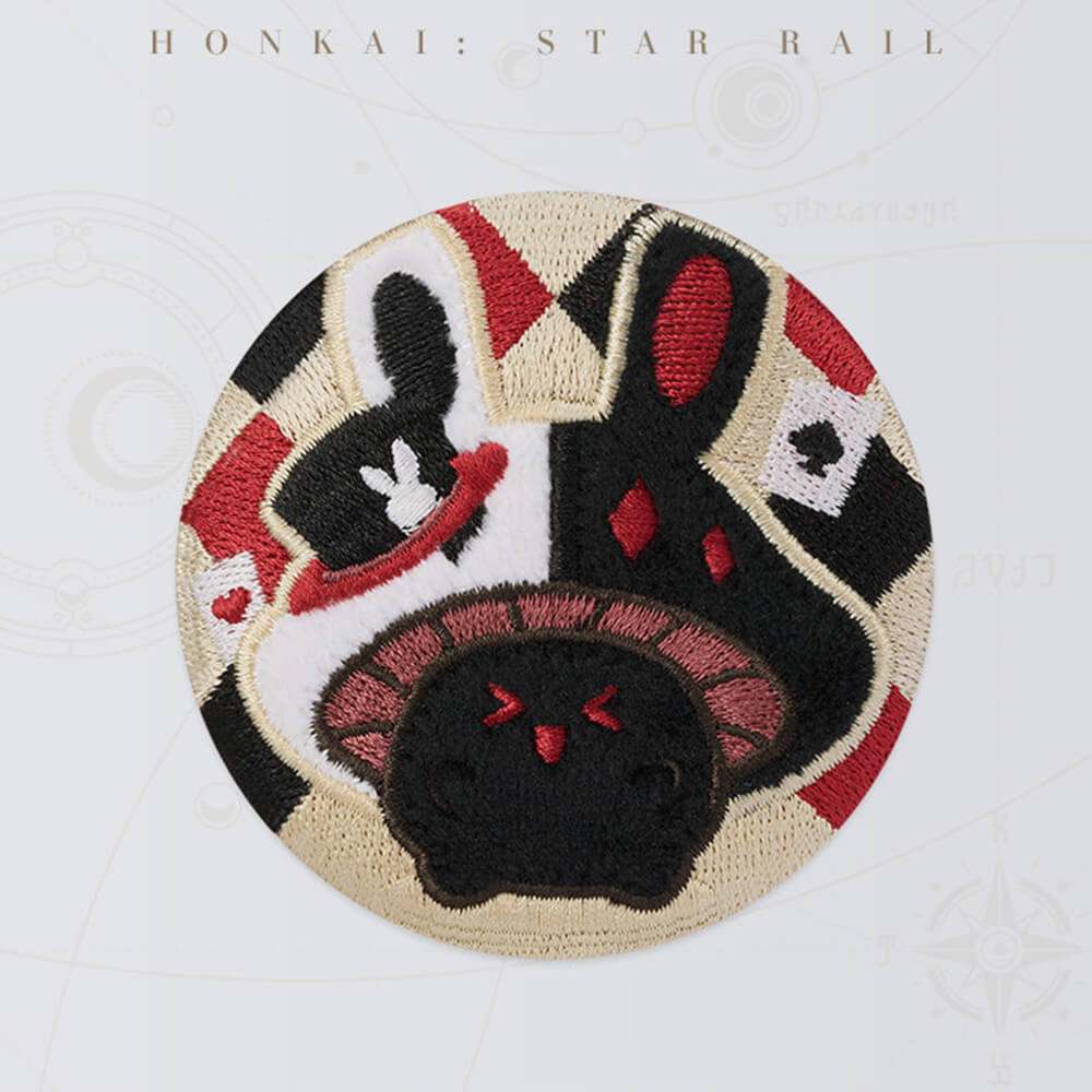 Honkai: Star Rail Bunny Mushroom and Mushroom Ghost Series Embroidery Badge