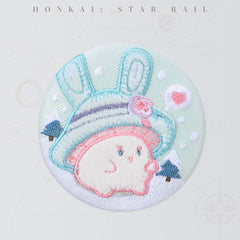 Honkai: Star Rail Bunny Mushroom and Mushroom Ghost Series Embroidery Badge