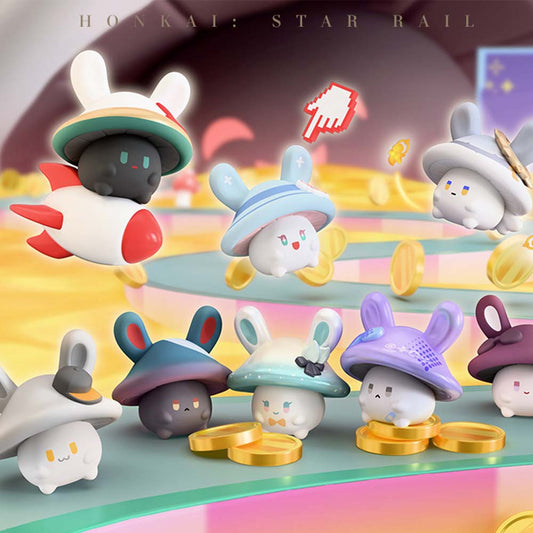 Honkai: Star Rail Bunny Mushroom and Mushroom Ghost Series Mini Figure Mystery Box