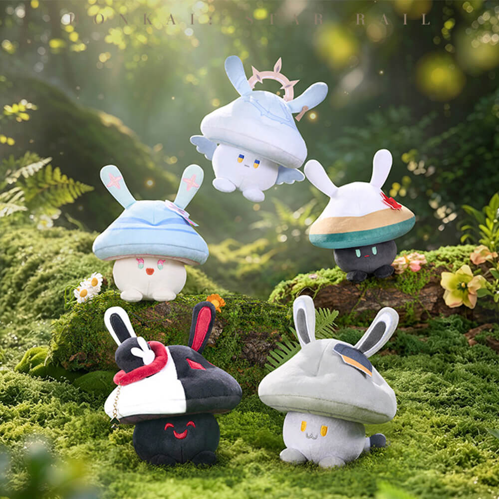 Honkai: Star Rail Bunny Mushroom and Mushroom Ghost Series Plush Doll Vol.2