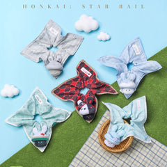 Honkai: Star Rail Bunny Mushroom and Mushroom Ghost Series Plush Hair Scrunchie