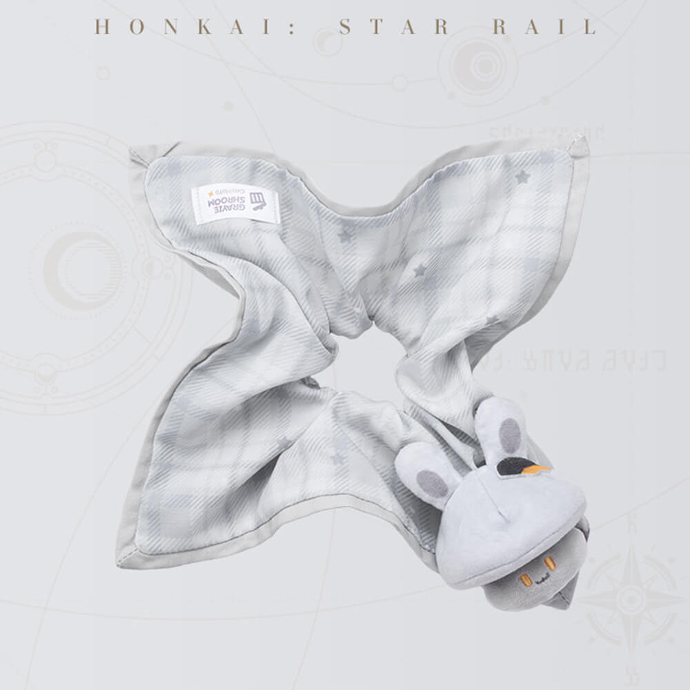Honkai: Star Rail Bunny Mushroom and Mushroom Ghost Series Plush Hair Scrunchie