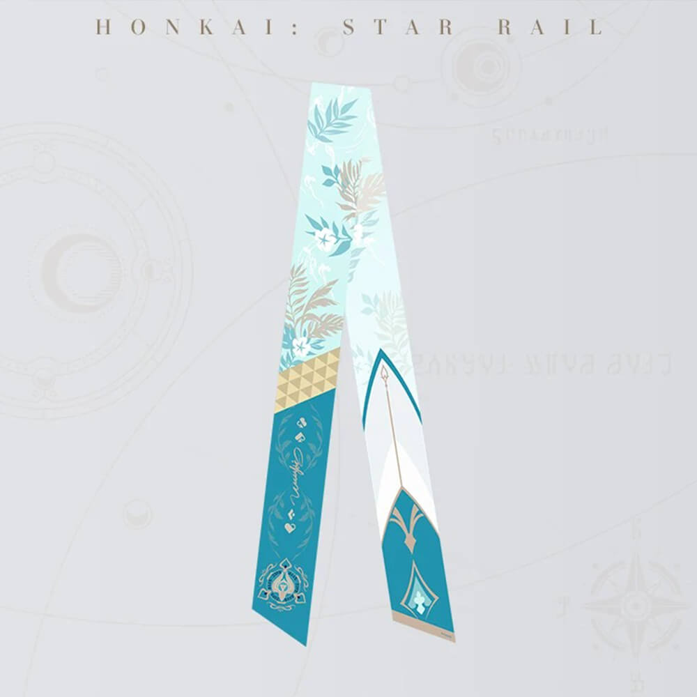 Honkai: Star Rail Character Impression Series Silk Scarf-Aventurine • Waveflair