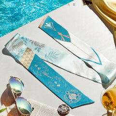 Honkai: Star Rail Character Impression Series Silk Scarf-Aventurine • Waveflair