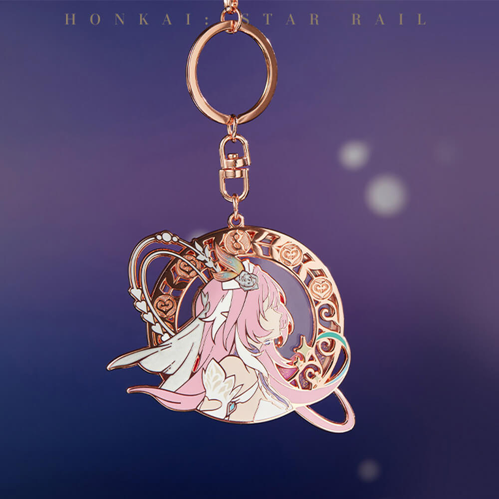 Honkai: Star Rail Cyrene Impression Series Quicksand Metal Keychain