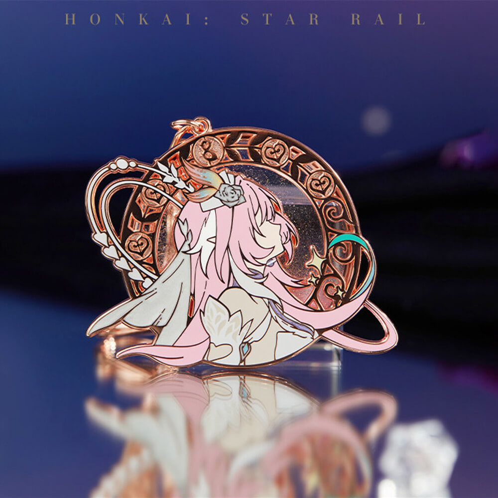 Honkai: Star Rail Cyrene Impression Series Quicksand Metal Keychain
