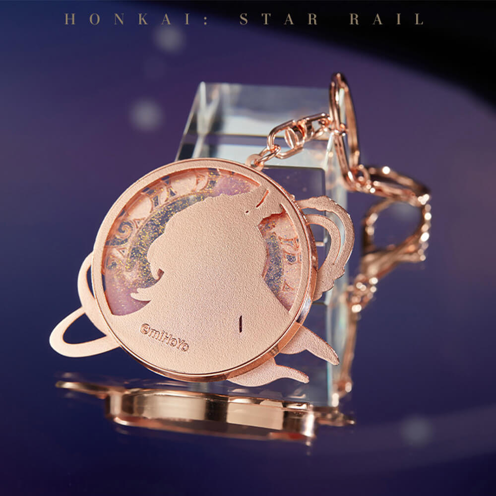 Honkai: Star Rail Cyrene Impression Series Quicksand Metal Keychain