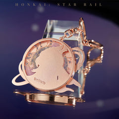 Honkai: Star Rail Cyrene Impression Series Quicksand Metal Keychain