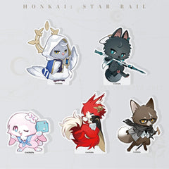 Honkai: Star Rail Fluffy Across the Blue Series Mini Acrylic Stand