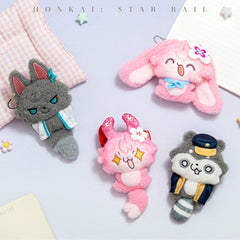 Honkai: Star Rail Fluffy Across the Blue Series Plush Keychain
