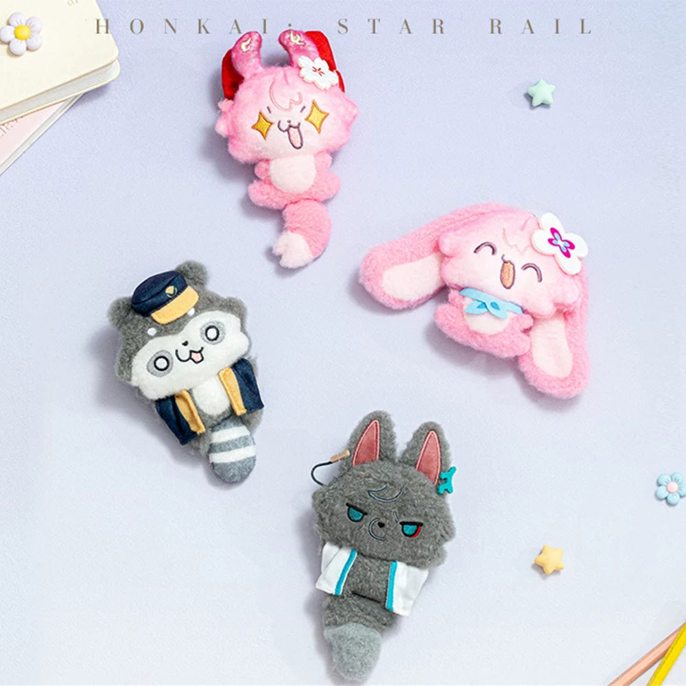 Honkai: Star Rail Fluffy Across the Blue Series Plush Keychain