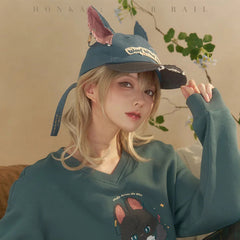 【 Pre order 】Honkai: Star Rail Fluffy Across the Blue Series Woof Woof Dan Baseball Cap