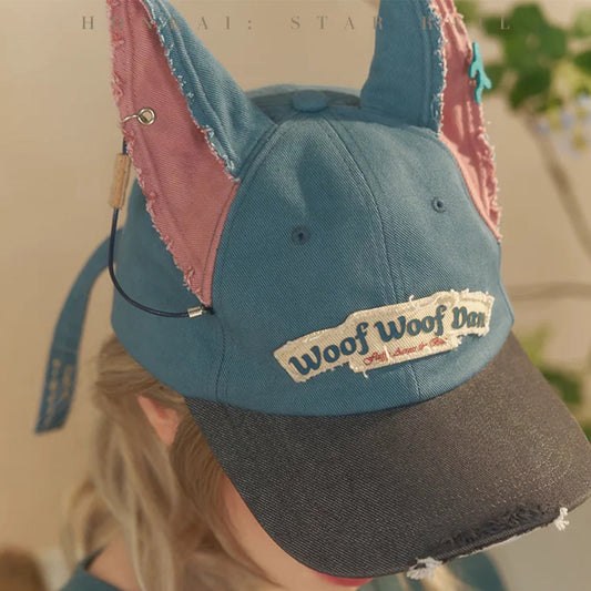 [Pre-Order] Honkai: Star Rail Fluffy Across the Blue Series Woof Woof Dan Baseball Cap