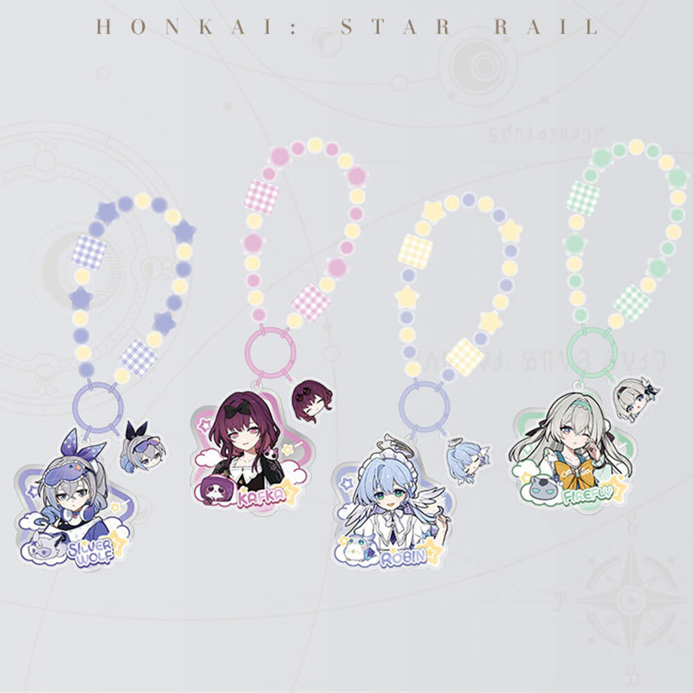 Honkai: Star Rail Girls Dormitory Series Acrylic Keychain