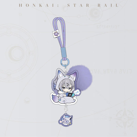Honkai: Star Rail Girls Dormitory Series Q Version Acrylic Keychain