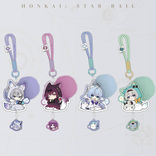 Honkai: Star Rail Girls Dormitory Series Q Version Acrylic Keychain