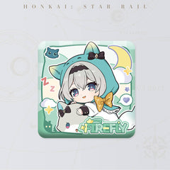 Honkai: Star Rail Girls Dormitory Series Q Version Square Badge