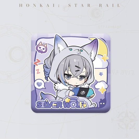 Honkai: Star Rail Girls Dormitory Series Q Version Square Badge