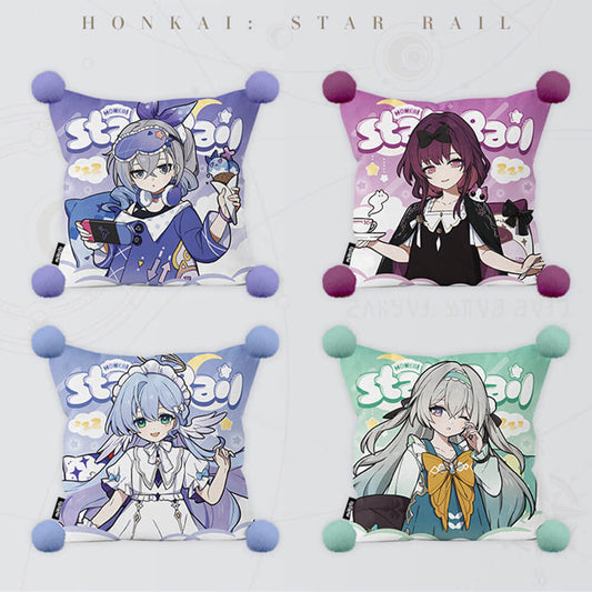 Honkai: Star Rail Girls Dormitory Series Throw Pillows