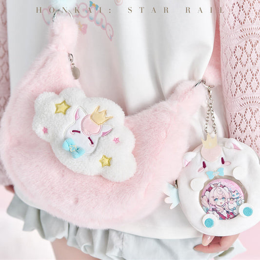 Honkai: Star Rail Hyacine Impression Series Plush Crossbody Bag