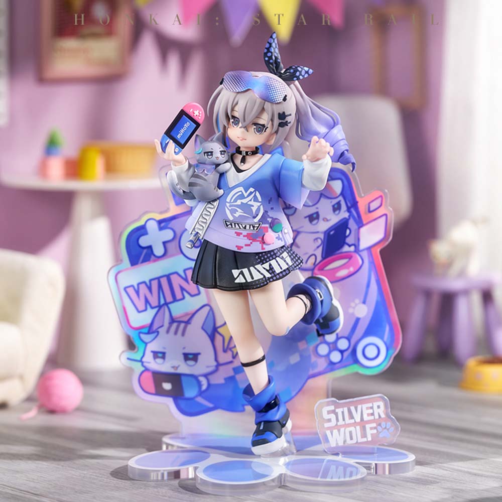 【 Pre order 】Honkai: Star Rail Little Cat Series Silver Wolf Figure