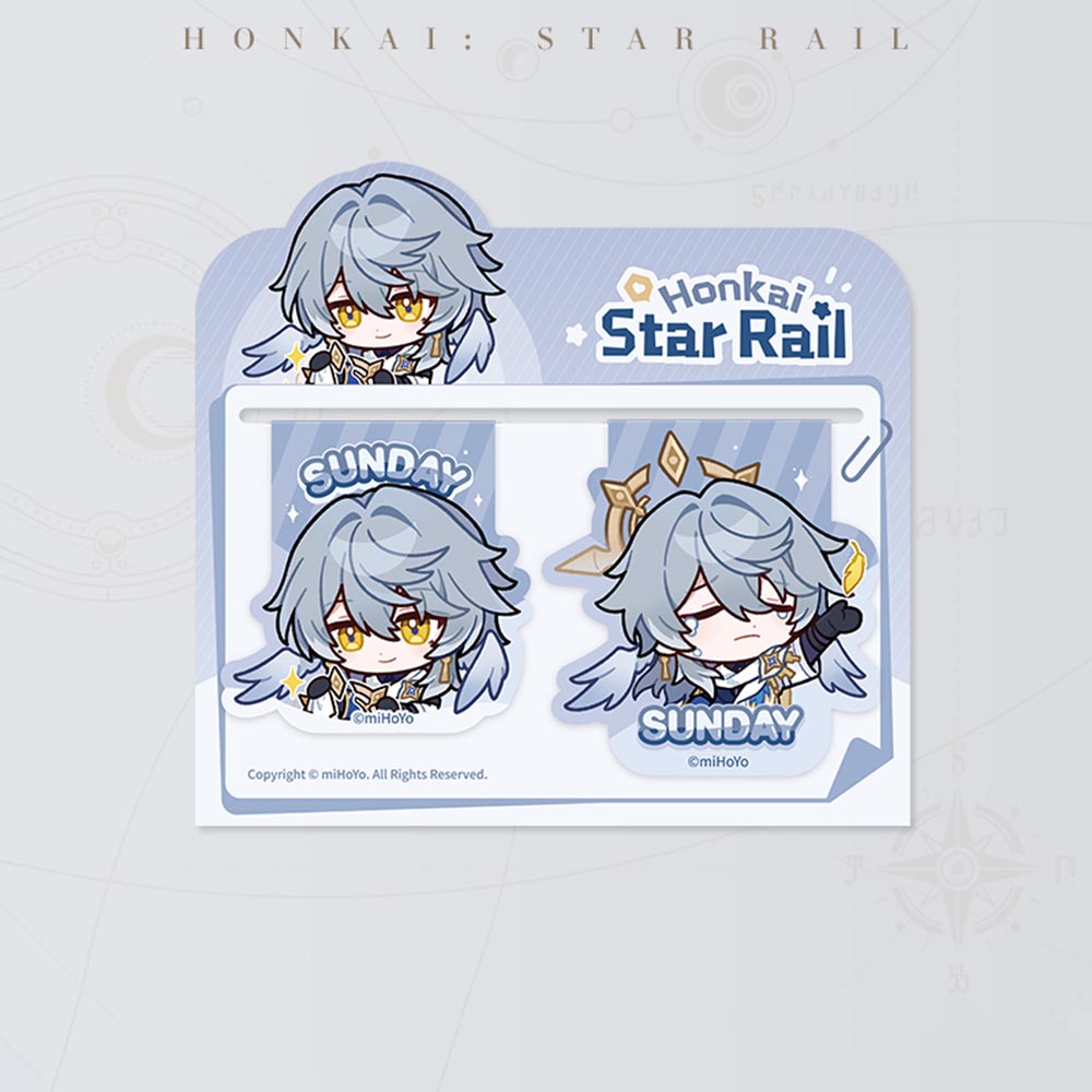 【Pre order】Honkai: Star Rail Pom-Pom Gallery Soft Magnetic Bookmark Set