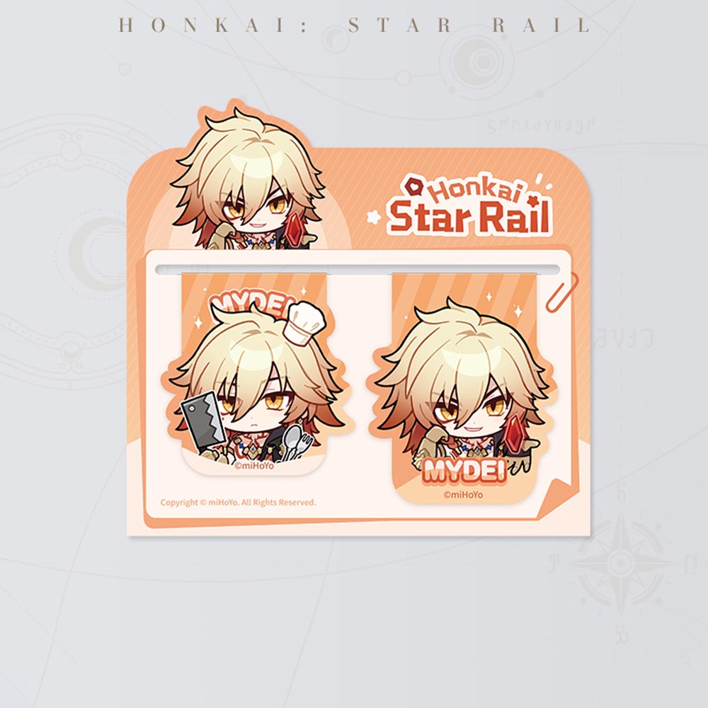 【Pre order】Honkai: Star Rail Pom-Pom Gallery Soft Magnetic Bookmark Set