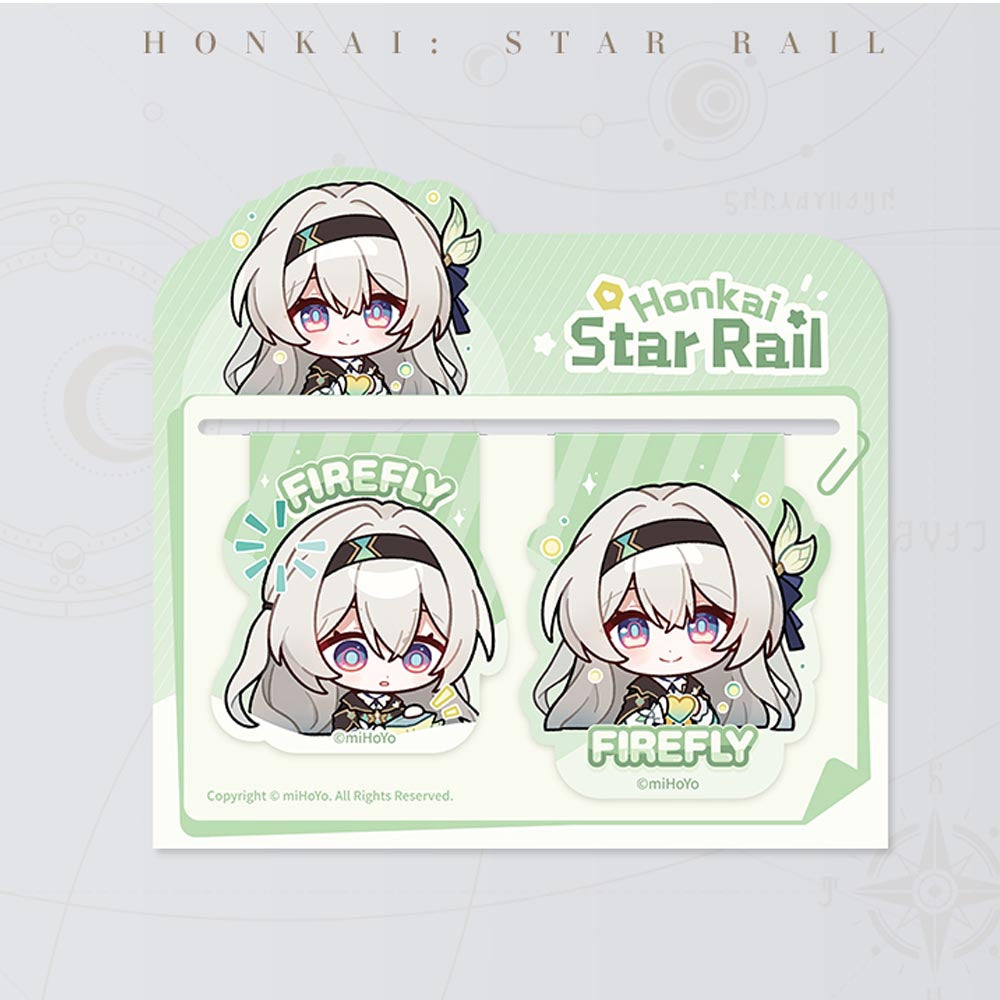 【Pre order】Honkai: Star Rail Pom-Pom Gallery Soft Magnetic Bookmark Set