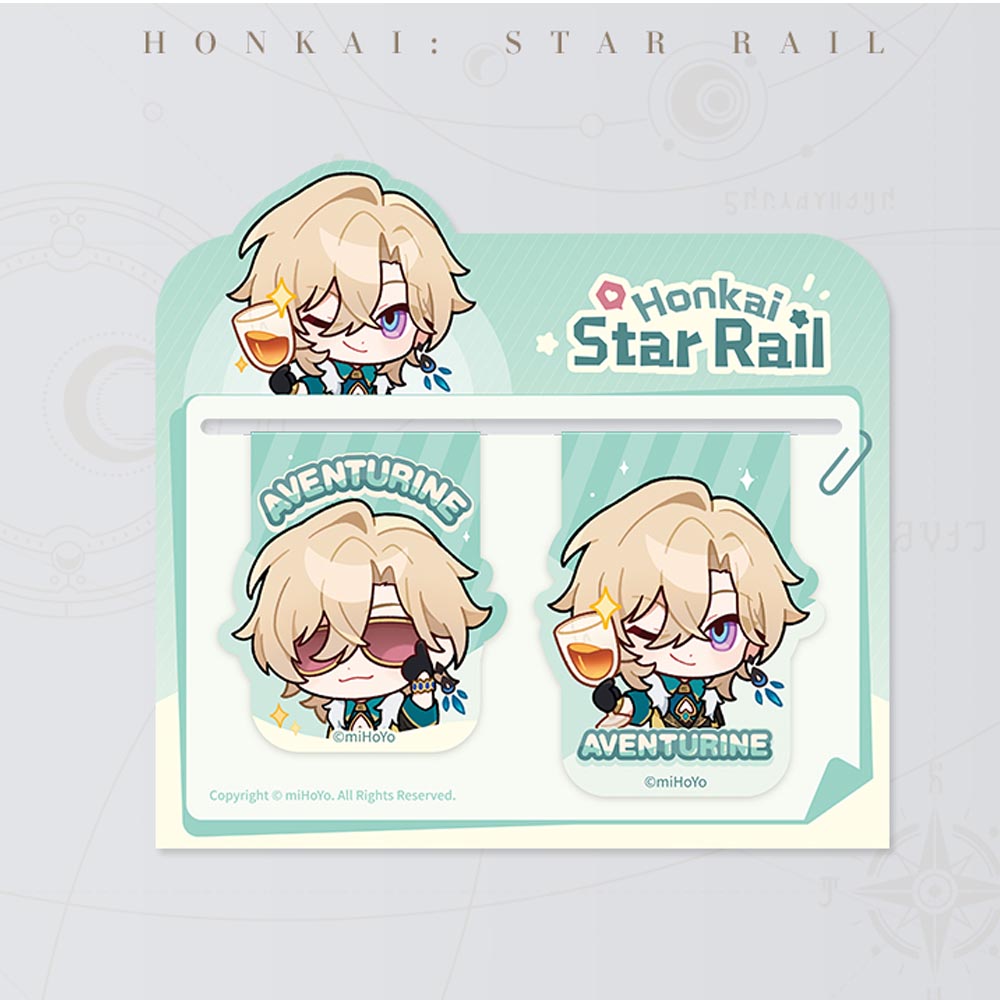 【Pre order】Honkai: Star Rail Pom-Pom Gallery Soft Magnetic Bookmark Set
