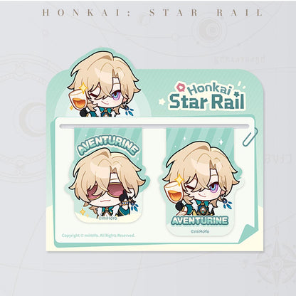 【Pre order】Honkai: Star Rail Pom-Pom Gallery Soft Magnetic Bookmark Set