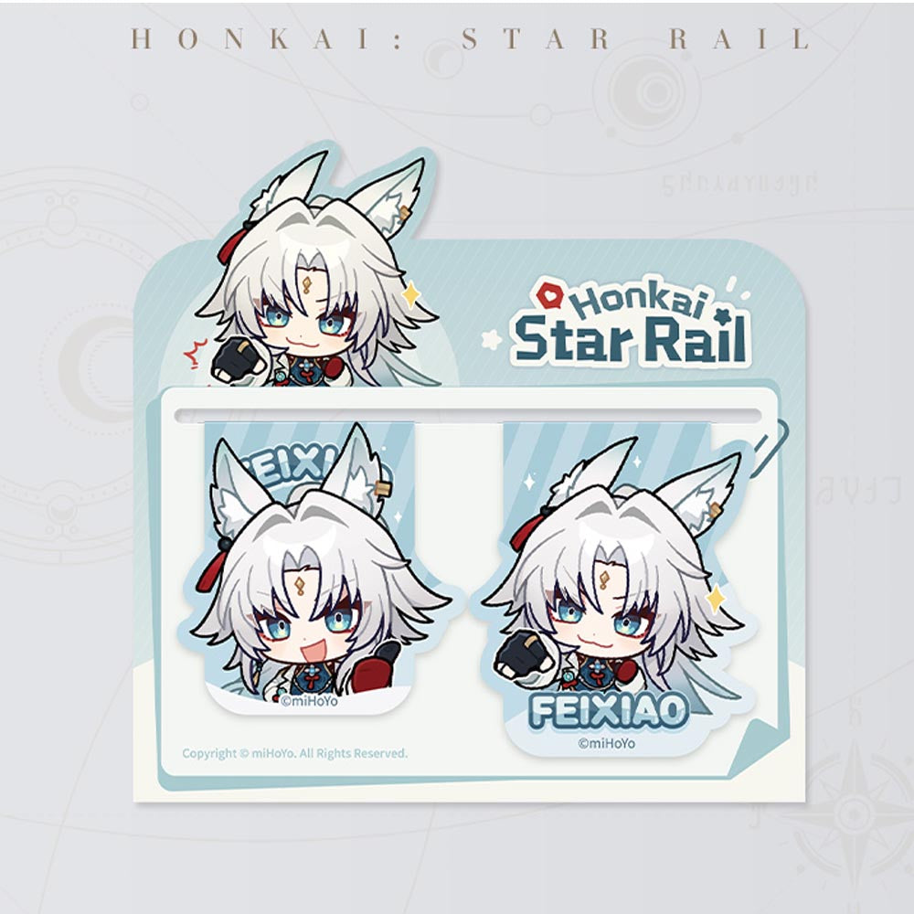 【Pre order】Honkai: Star Rail Pom-Pom Gallery Soft Magnetic Bookmark Set