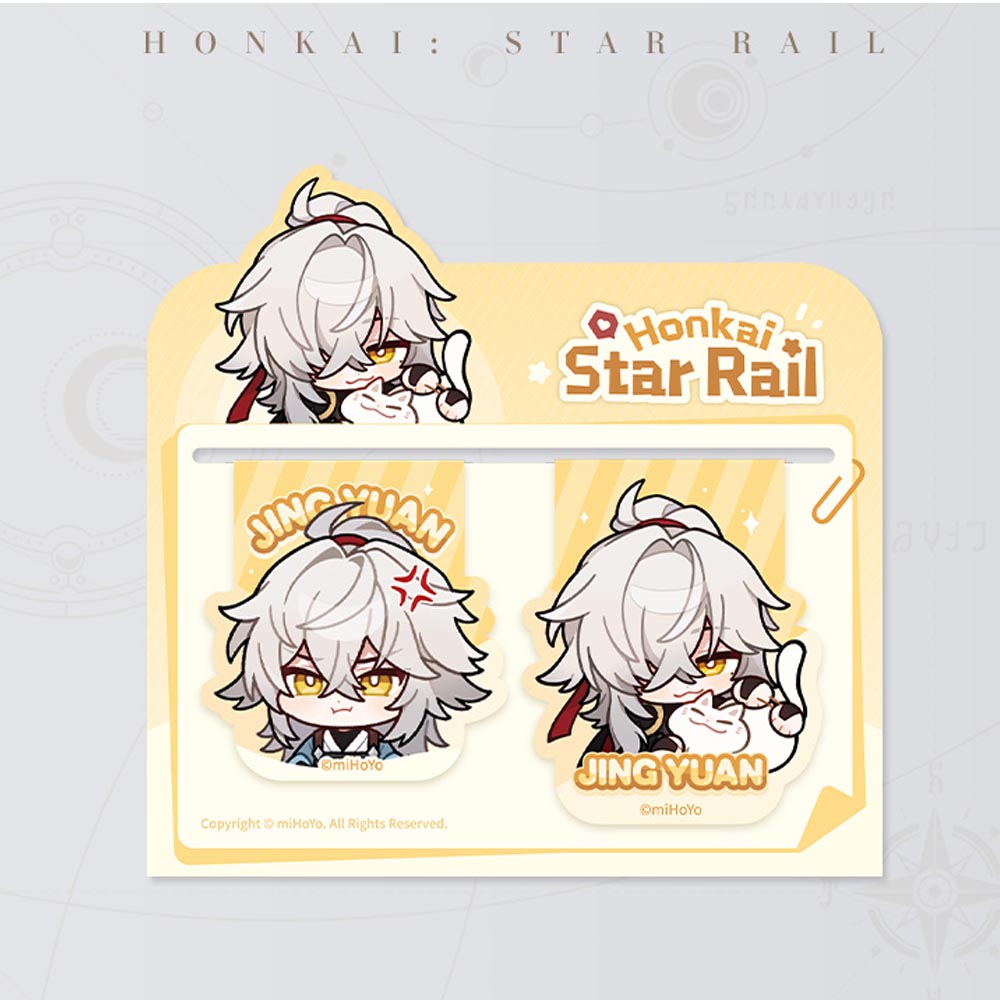 【Pre order】Honkai: Star Rail Pom-Pom Gallery Soft Magnetic Bookmark Set